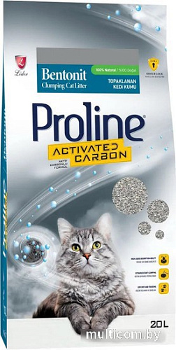 Наполнитель для туалета Proline Activated Carbon с активированным углем 20 л