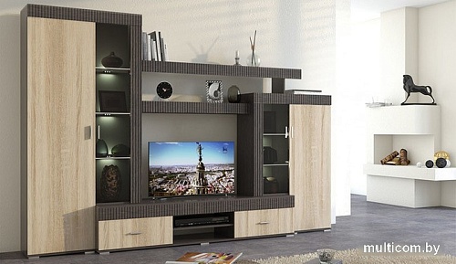 Стенка Империал Марк (венге-дуб сонома)