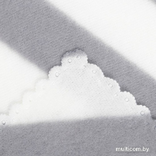 Плед Экономь и Я Ромбы серые 7548474 (150x130, серый)