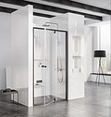 Душевая дверь Ravak Pivot PDOP2-100 (черный/прозрачный)