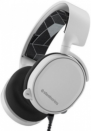 Наушники с микрофоном SteelSeries Arctis 3 (белый)