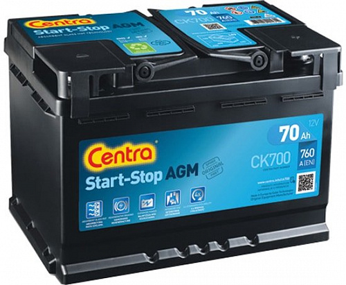 Автомобильный аккумулятор Centra Start-Stop AGM CK700 (70 А&middot;ч)