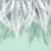 Фотообои Citydecor Пальмовые листья (бирюзовый) 300x270