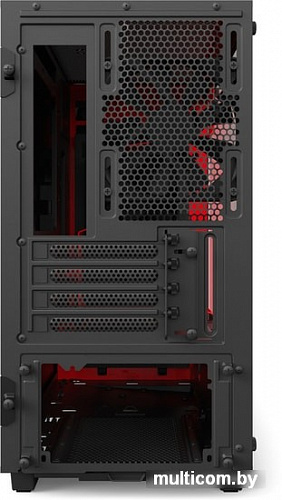 Корпус NZXT H400i (черный/красный)