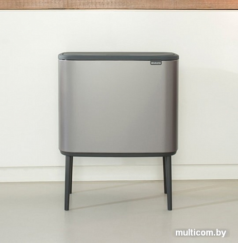 Brabantia Bo Touch Bin 36 л (платиновый)
