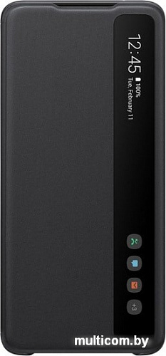 Чехол Samsung Smart Clear View Cover для Galaxy S20 Ultra (черный)