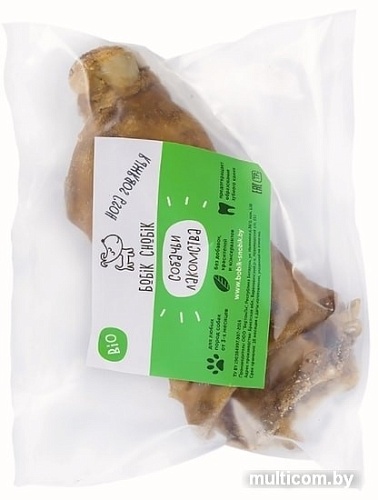 Лакомство для собак Бобик Снобик Нога говяжья сушеная