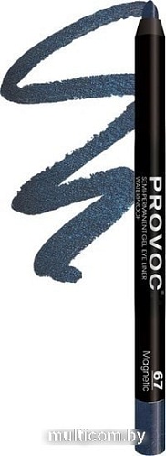 Карандаш для глаз Provoc Gel Eye Liner (тон 67 Magnetic)