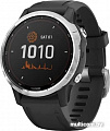 Умные часы Garmin Fenix 6 Solar 42 мм (серебристый/черный)