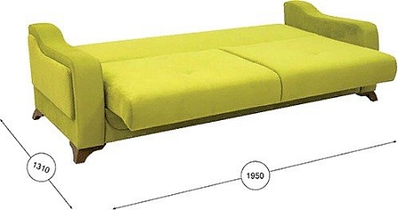 Диван Нижегородмебель Фрея ТД 192 (луна 8/эйрсан 8/фибра ромбы цветные)