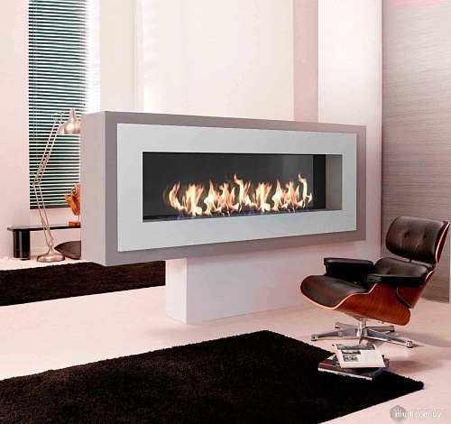 Биокамин ZeFire Elliot 1800 белый со стемалитом