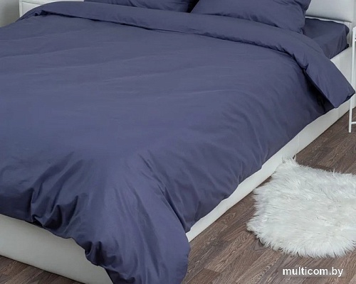 Постельное белье Миланика Фиалка 200x217 (поплин г/к)