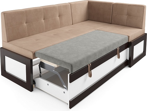 Угловой диван Мебель-АРС Нотис 191х82х116 см M11-27-14 (кордрой бежевый)