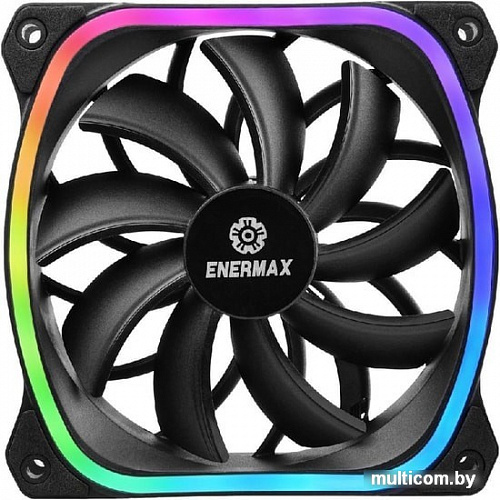 Вентилятор для корпуса Enermax SquA RGB (черный) UCSQARGB12P-BP3