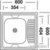 Кухонная мойка КромРус ЕС-209Б (левая)