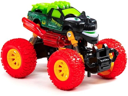 Игрушечный транспорт Полесье Монстр Ралли-Демон автомобиль инерционный 79763 (черный/красный)