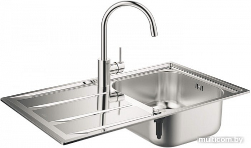 Кухонная мойка Grohe K400 + Grohe Concetto 31570SD0