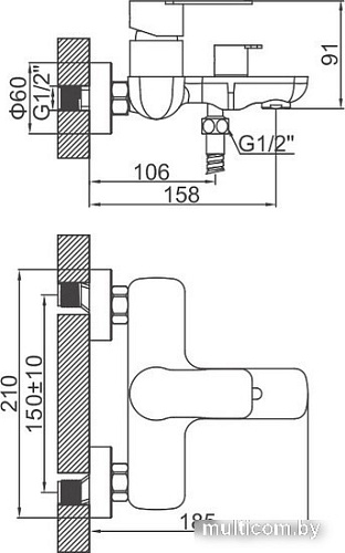 Смеситель Ledeme L73218