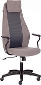 Офисное кресло TetChair Aviator флок/ткань (серый/серый)