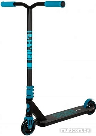 Трюковый самокат Novatrack Pixel BL 110A.PIXEL.BBL21 (черный/синий)