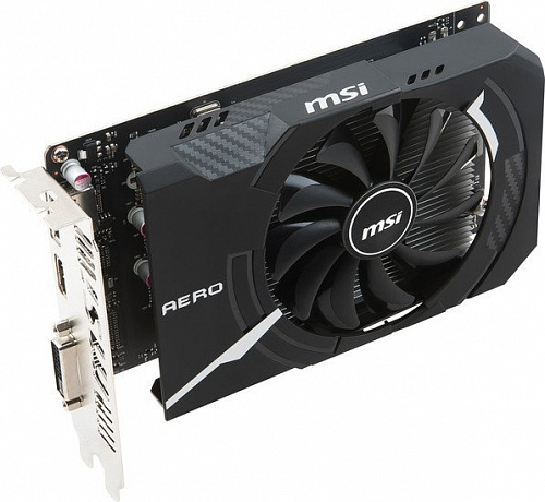 Видеокарта MSI GeForce GTX 1050 Ti Aero ITX OCV1 4GB GDDR5