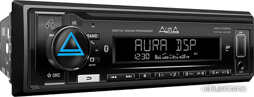 USB-магнитола Aura AMH-77DSP Black Edition (2023)