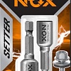 Набор головок слесарных Nox Corebit 558102.21.2 (4x2 шт)