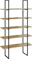 Стеллаж Трия Лофт тип 1 1200 (черный/дуб крафт золотой)