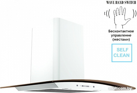 Кухонная вытяжка Backer QD60E-MC White 12K
