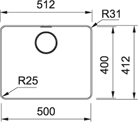 Кухонная мойка Franke Mythos MYX 210-50 127.0603.517