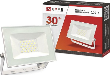 Уличный прожектор In Home СДО-7 30 Вт (белый)