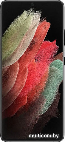 Смартфон Samsung Galaxy S21 Ultra 5G SM-G998B/DS 12GB/128GB Восстановленный by Breezy, грейд A (черный фантом)