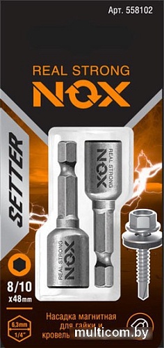 Набор головок слесарных Nox Corebit 558102.21.2 (4x2 шт)