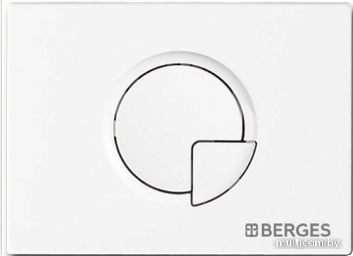 Панель смыва Berges Wasserhaus Novum R1 (белый)