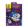 Набор цветной бумаги и картона Мульти-пульти Енот в космосе БК10-5_38729