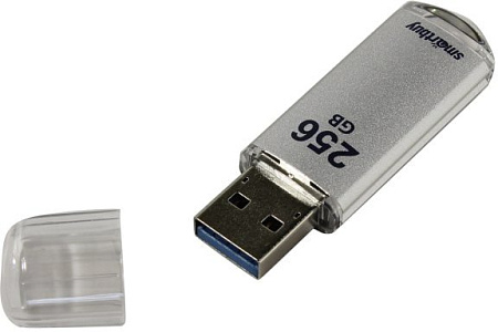 USB Flash Smart Buy V-Cut 256GB (серебристый)