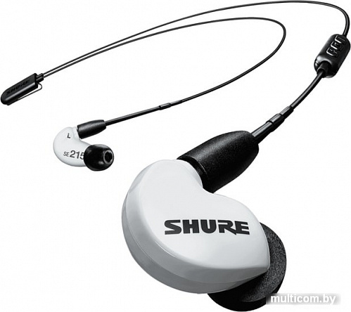 Наушники Shure SE215SPE-W+BT2-EFS