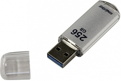 USB Flash Smart Buy V-Cut 256GB (серебристый)