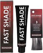 Краска для бороды Kondor Fast Shade 3 темный шатен 60 мл