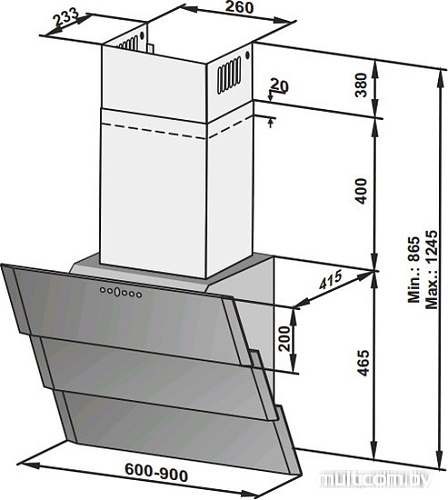 Кухонная вытяжка Zigmund & Shtain K 219.61 W