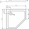 Душевой поддон Radaway Doros PT 90x90 [SDRPT9090-01]