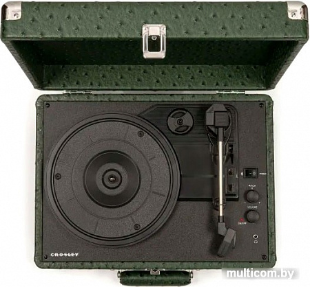 Виниловый проигрыватель Crosley Cruiser Deluxe (зеленый)