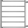 Полотенцесушитель TERMINUS Аврора П8 500x800 бп