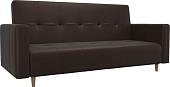 Диван Mebelico Вест 108731 (экокожа, коричневый)