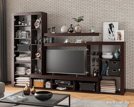 Горка Мебель-АРС Мартин 479.8x37.3x195.2 (венге цаво/дуб сонома)