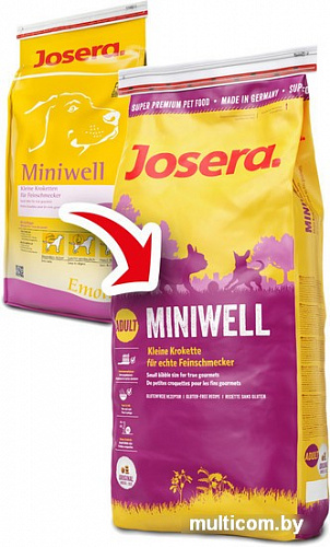 Корм для собак Josera Miniwell 15 кг