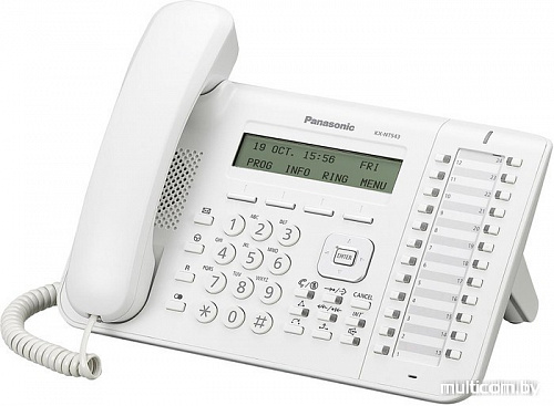 Проводной телефон Panasonic KX-NT543RU-W