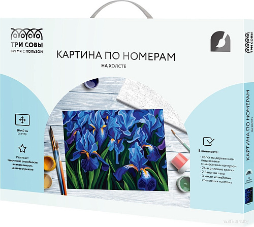 Три совы Ирисы КХ3040_53874