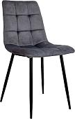 Стул AksHome Dallas (серый велюр 14/черный)