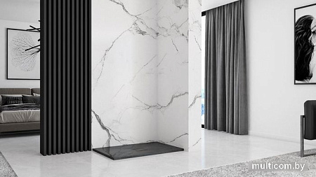 Душевой поддон Rea Stone 100x80 (черный)